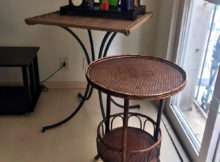 mesa de palha